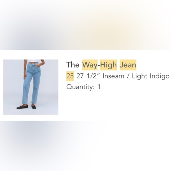 Everlane Way High Jeans - Picture 5 of 7